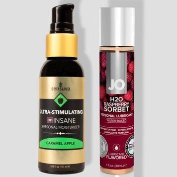 Sensuva Ultra-Stimulating On Insane Caramel Apple (57 мл) + JO Raspberry Sorbet (30 мл) LB226 фото