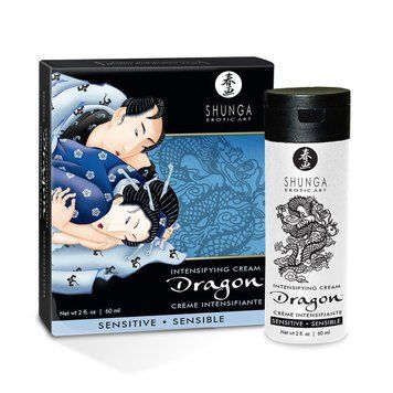 Стимулювальний крем для пар Shunga Dragon Cream SENSITIVE (60 мл) &mdash; ніжний ефект SO2524 фото