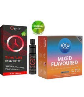 Пролонгатор для чоловіків Time Lag, 25 мл. ORGIE + Упаковка EXS Mixed Flavoured 48 шт SOS6692 фото