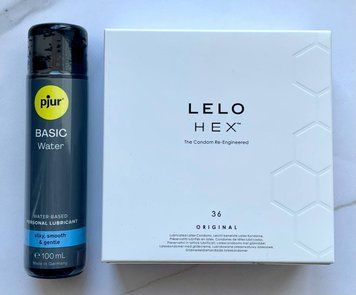 Набор LELO HEX Original 36 Pack + Лубрикант pjur Basic waterbased 100 мл SOS2046 фото