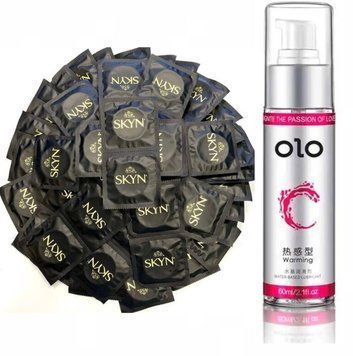 SKYN ORIGINAL 50 шт и Лубрикант согревающий OLO 60 мл в подарок SOS192 фото