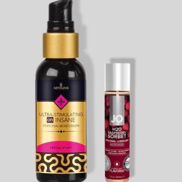 Sensuva Ultra-Stimulating On Insane Original (57 мл) + JO Raspberry Sorbet (30 мл) LB425 фото