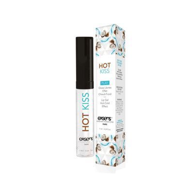 Стимулирующий блеск для губ EXSENS Coconut Hot Kiss 7 мл согревает и охлаждает SO5540 фото