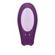 Смартвібратор для пар Satisfyer Double Joy Violet із широким кліторальним стимулятором SO3899 фото 3