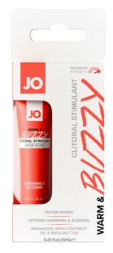 Возбудительный согревающий гель для клитора JO Warm & Buzzy (10 мл) SO1797 фото