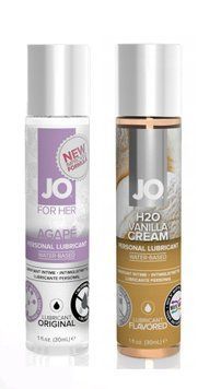 Набор лубрикантов System JO AGAPE (30 мл) + System JO H2O Vanilla Cream (30 мл) LB44 фото