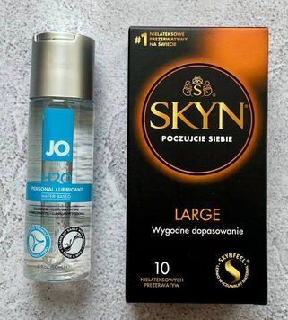 Набір Skyn Large 10 шт + Лубрикант System JO H2O ORIGINAL (60 мл) SOS2690 фото