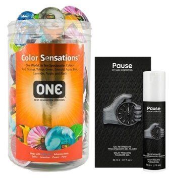 Набор из ONE Color Sensations 100 шт + Пролонгатор PAUSE, 50 мл Nuei SOS9173 фото