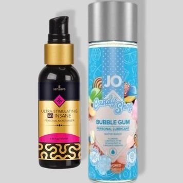 Sensuva Ultra-Stimulating On Insane Original (57 мл) + JO Candy Shop Bubblegum (60 мл) LB377 фото