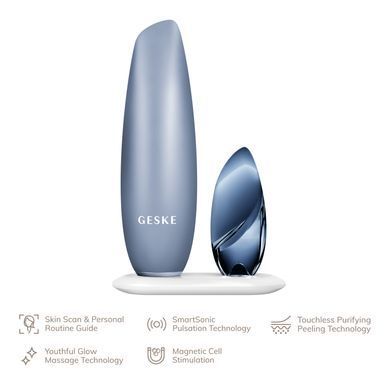 Безконтактна магнітна пілінг-маска GESKE Touchless Magnetic Peeling Mask 5в1 midnight HB0559 фото