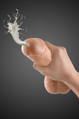 Заканчивающий фаллоимитатор Real Body &mdash; Cum Kane: длина 21,5 см, диам. 3,8 см, ТРЭ, присоска SO7001 фото
