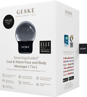 Массажер для лица и тела GESKE Cool&Warm Face and Body Massager 7в1 black HB0297 фото