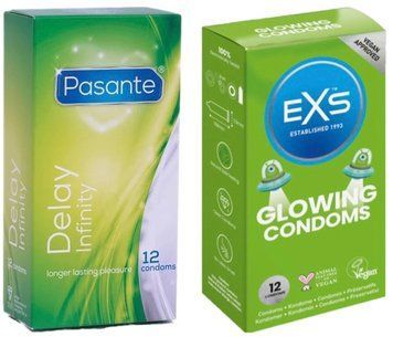 Набір з Pasante Infinity Delay, 12 шт + EXS Glowing 12 штук SOS8148 фото