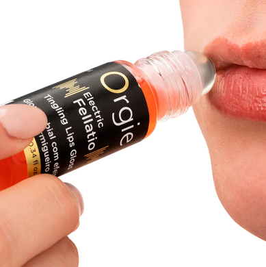 Блиск для губ та орального сексу з ефектом рідкого вібратора Orgie ELECTRIC FELLATIO LIPS GLOSS, 10 мл SX1548 фото