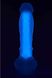 Фалоімітатор Dream Toys, що світиться RADIANT SOFT SILICONE GLOW IN THE DARK DILDO MEDIUM PURPLE DT22047 фото 8